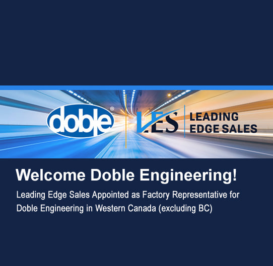 Doble Engineering Expands Representation with Leading Edge Sales